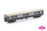 Harris VR Blue/Gold 1975-1988 Era, 3 Door Type 2 - 7 Car Set (VPS-47) HO Scale