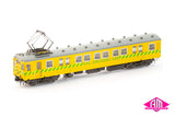 Harris Victorian Rail Greasing Train, Yellow/Grey, 3 Door Type 2 - 2 Car Set (VPS-49) HO Scale