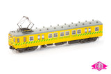 Harris Victorian Rail Greasing Train, Yellow/Grey, 3 Door Type 2 - 2 Car Set (VPS-49) HO Scale