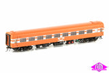 N Passenger Cars VR VicRail Orange with Silver Stripes and Tea Cup Logo, 4 Car Set (VPS-6) HO Scale