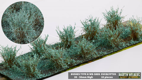 WB-SAEG - Bushes - Type A - Eucalyptus Green