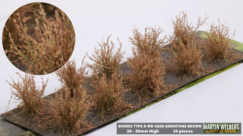 WB-SASB - Bushes - Type A - Sandstone Brown