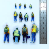 Figures - WE3D-AL2N - American Loco Crew 2 (N Scale)