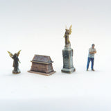 Cemetery Memorials & Statues – WE3D-CMS3HO - Pack 3 (HO Scale)