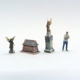 Cemetery Memorials & Statues - WE3D-CMS3N - Pack 3 (N Scale)