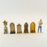 Figures - WE3D-H1 - Headstones - Pack 1 (O Scale)