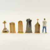 Headstones - WE3D-H2HO - Pack 2 (HO Scale)