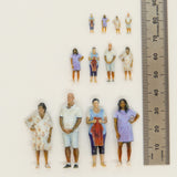 Figures - WE3D-MP2N - Mixed People 2 (N Scale)