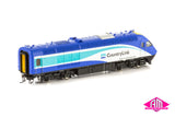 XPT RailCorp CountryLink, Blue/Teal/White - 7 Car Set (XPT-6) HO Scale