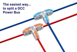 DCC Concepts DCW-iLT.12 DCC Concepts Solderless i-Link TEE Connectors (12 pack)