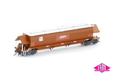 BGKF Grain Hopper, SSR Faded SRA Red - 4 Car Pack (NGH-65) HO Scale