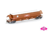 BGKF Grain Hopper, SSR Faded SRA Red - 4 Car Pack (NGH-66) HO Scale
