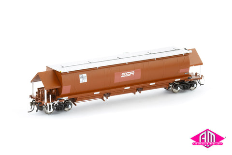 BGKF Grain Hopper, SSR Faded SRA Red - 4 Car Pack (NGH-70) HO Scale