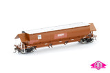 BGKF Grain Hopper, SSR Faded SRA Red - 4 Car Pack (NGH-70) HO Scale