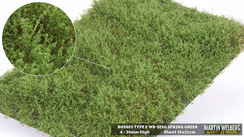 WB-SESG - Bushes - Type E - Spring Green