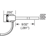 KD-5 - #5 Universal Metal Couplers with Gearboxes - Medium (9/32") Centerset Shank (HO Scale)