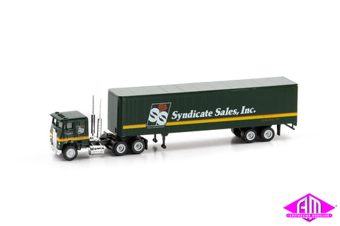 223-1080 - Cab Over Tractor Trailer - Syndicate Sales Inc. (HO Scale)