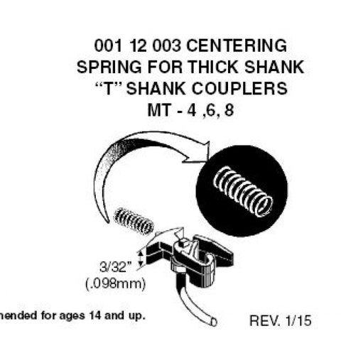 00112003 - Replacement N-3 Centering Springs - 12pc (N Scale)