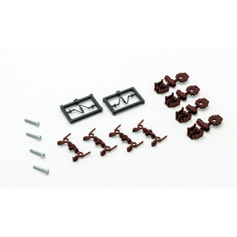 00122300 - True Scale Coupler - Short Shank - Brown - 2 pair (N Scale)