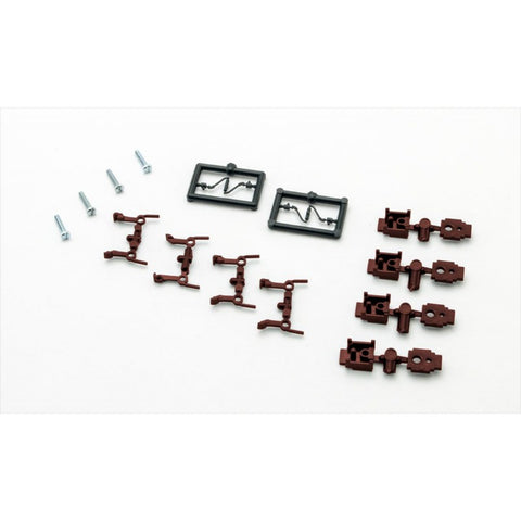 00125300 - True Scale Coupler - Short Shank - Brown - 10 pair (N Scale)