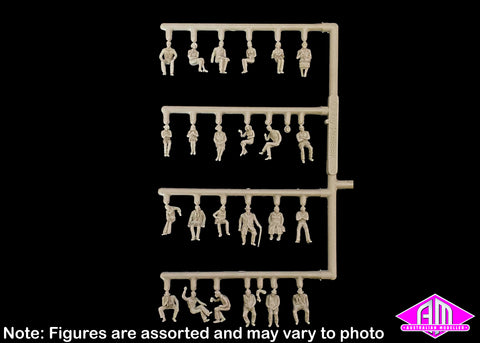 HO Scale Sitting figures Assorted