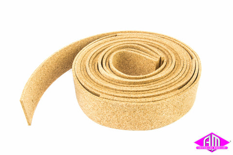 N Scale Cork Underlay 900mm Length (5pc)