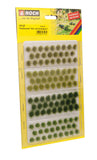 Noch 07127 - Grass Tufts - Light and Dark Green - Green Mix 104pc (6mm)