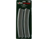 KA2-220 - Curved Track - 22.5 Degree - 610mm Radius 4pc (HO Scale)