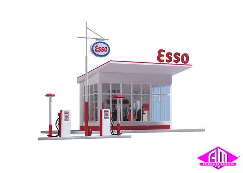 1005 - ESSO Petrol Station (HO Scale)