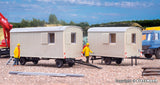 Kibri - 10278 - Construction Trailer Kit - 2pc (HO Scale)