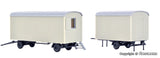 Kibri - 10278 - Construction Trailer Kit - 2pc (HO Scale)