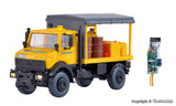 Kibri - 10770 - UNIMOG Lubricate Vehicle GleisBau with LED-Lighting, Functional Kit **Discontinued** (HO Scale)