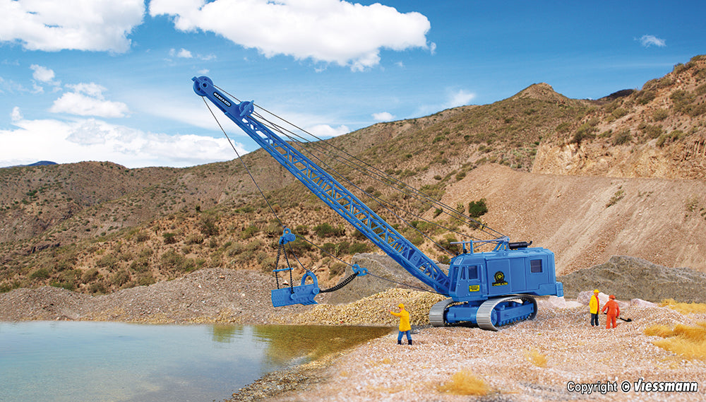 Dragling Kit Kibri - 11283 - MENCK M154 LC Dragline Excavator Kit (HO Scale ...