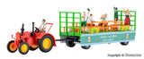 Kibri - 12226 - LANZ Tractor with Float and 6 Figures Kit **Discontinued** (HO Scale)