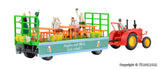 Kibri - 12226 - LANZ Tractor with Float and 6 Figures Kit **Discontinued** (HO Scale)