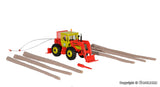 Kibri - 12254 - MB TRAC with Front Shield, Wood-Pulling Shovel and Rear Winch Kit (HO Scale)