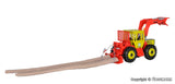 Kibri - 12254 - MB TRAC with Front Shield, Wood-Pulling Shovel and Rear Winch Kit (HO Scale)