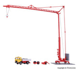 Kibri - 13025 - MAN Truck with Tipper Platform and LIEBHERR SK 20 Quick-Assembly Crane Kit (HO Scale)