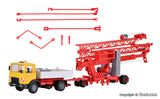 Kibri - 13025 - MAN Truck with Tipper Platform and LIEBHERR SK 20 Quick-Assembly Crane Kit (HO Scale)