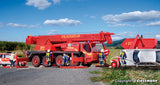 Kibri - 13041 - Fire Brigade Crane Truck LIEBHERR LTM 1050/4 Kit (HO Scale)