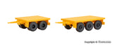 Kibri - 13050 - Weight Trailer for Mobile Cranes Kit - 2pc **Discontinued** (HO Scale)