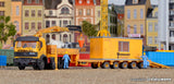 Kibri - 13578 - MB SK 4-Axle with WIESBAUER Low-Loader Trailer with Container Kit (HO Scale)