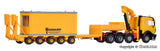 Kibri - 13578 - MB SK 4-Axle with WIESBAUER Low-Loader Trailer with Container Kit (HO Scale)