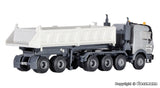 Kibri - 13587 - MB 4-Axle with MEILLER Tipper Semi-Trailer Kit (HO Scale)