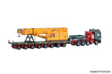 Kibri - 13600 - MAN SK with SCHEUERLE Platform Car and Rail Crane Superstructure Kit (HO Scale)