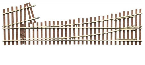 Micro Engineering - 14-716 - Flex-Trak Turnout - Code 83 Ladder Track System - #5D Intermediate Ladder - Left Hand (HO Scale)