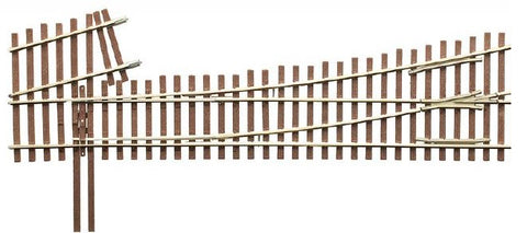 Micro Engineering - 14-816 - Flex-Trak Turnout - Code 70 Ladder Track System - #5D Intermediate Ladder - Left Hand (HO Scale)