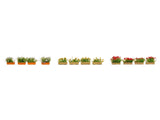 Noch 14009 - Deco Minis - Flower Boxes Red White & Yellow (HO Scale)