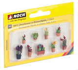 Noch 14012 - Ornamental Plants in Pots (HO Scale)