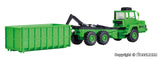 Kibri - 14020 - KAELBLE GMEINDER Articulated Dump with Hook Roll-Off Construction and Roll-Off Container Kit (HO Scale)